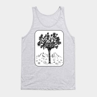 Joshua Tree (Border) Tank Top